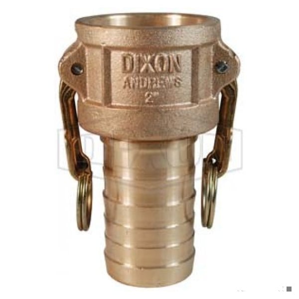 Type-C Cam and Groove Coupler, 3/4 in Nominal, Female Coupler x Hose Shank End Style, Brass, Domesti